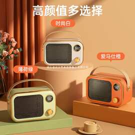 跨境复古暖风机小型便携桌面电暖器速热暖风扇家用办公暖手取暖器