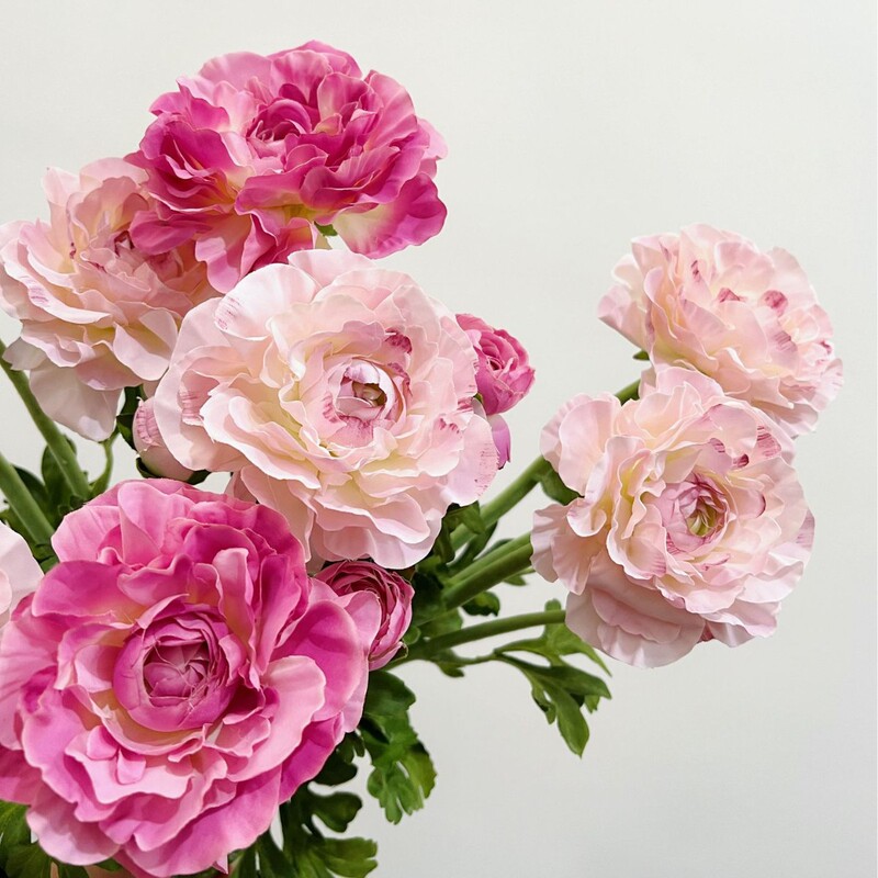 Yang-containing high quality multi-level dew lotus pink simulation peony buttercup living room bedroom table flower hotel floral Yang-containing high quality multi-level dew lotus pink simulation peony buttercup living room bedroom table flower hotel floral