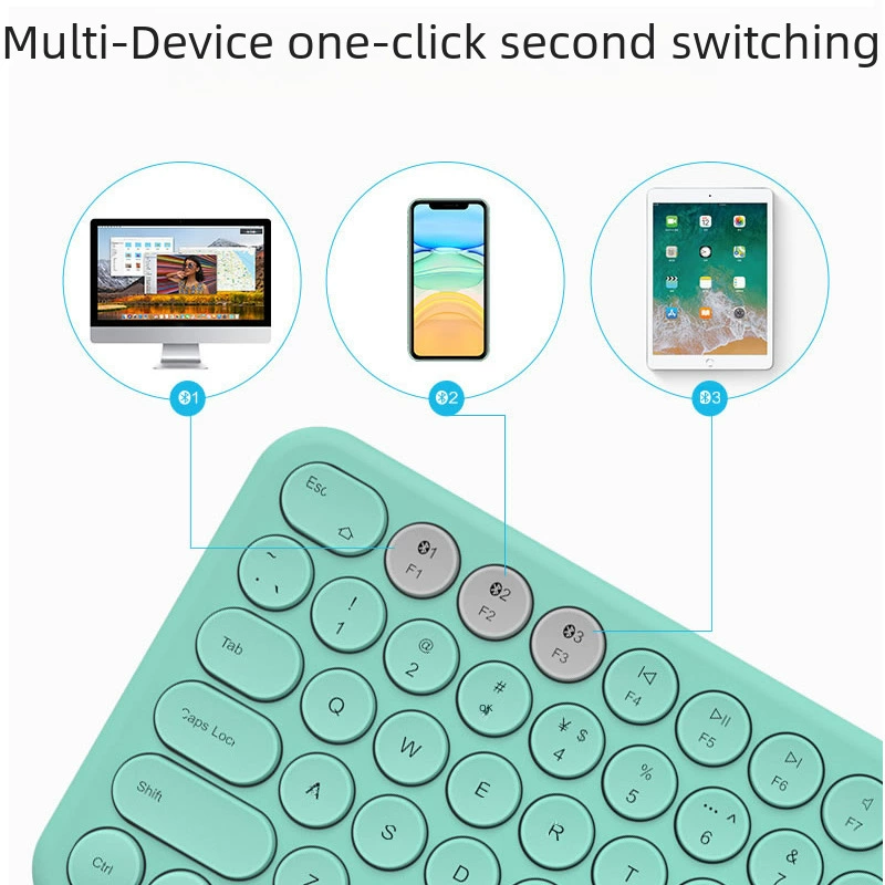 Keyboard, mouse, tablet mobile phone, fuchsia laptop, set charging, bluetooth