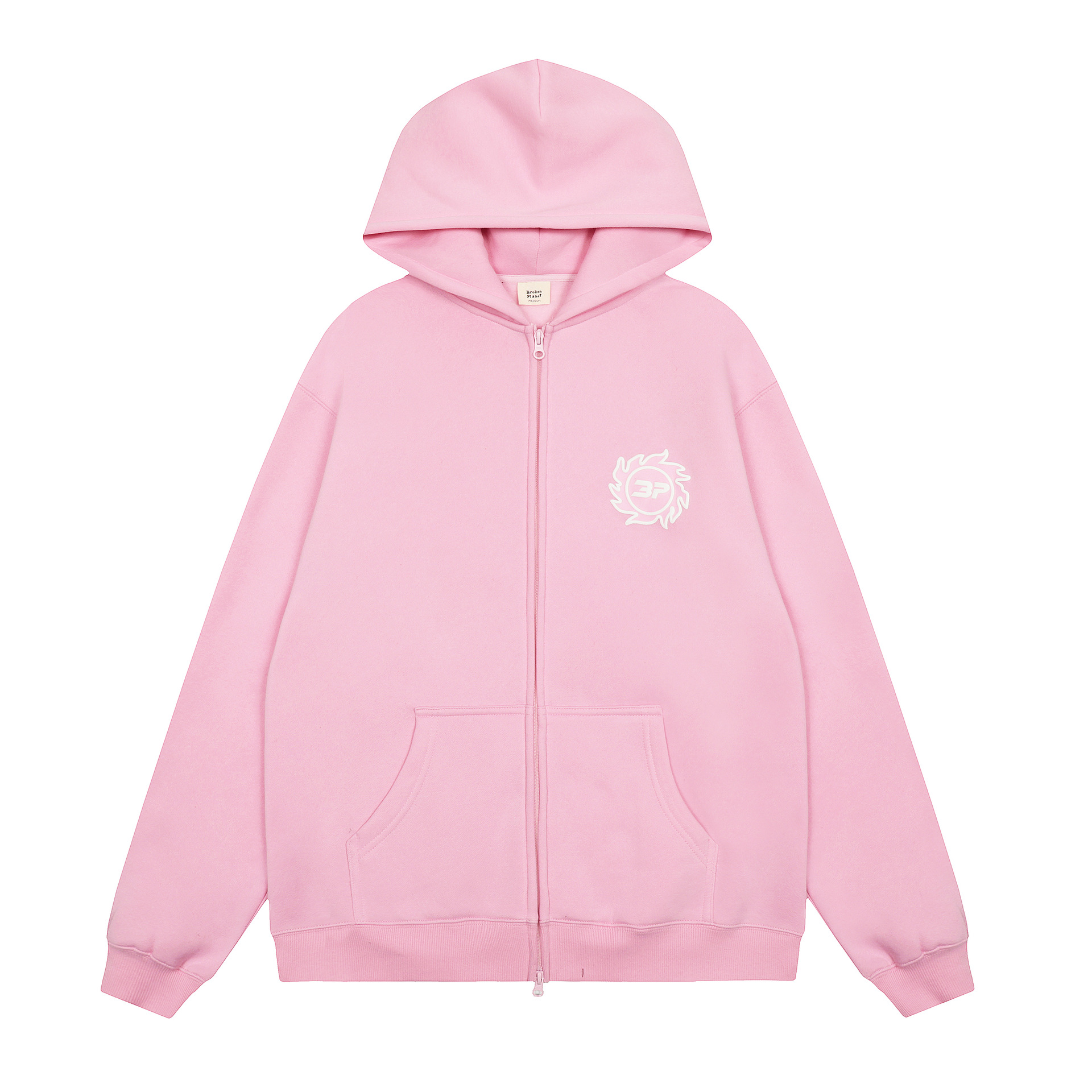 Transfronterizo roto planeta marca de moda carta de espuma impresa Sudadera con capucha de la calle suelta suéter casual traje