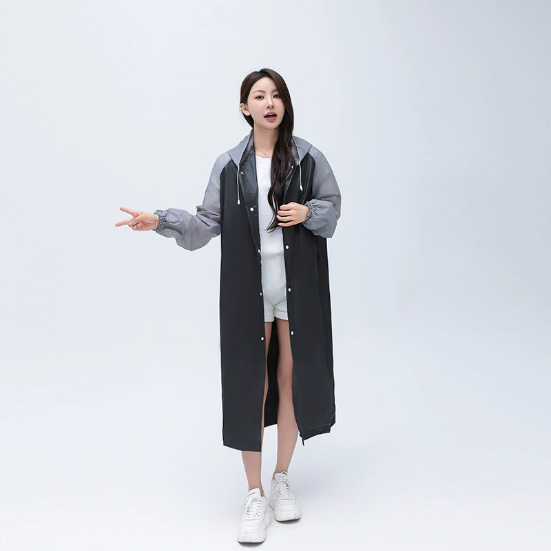 EVA Открытый неодноразовый сияный дождевик для взрослых туристических групп