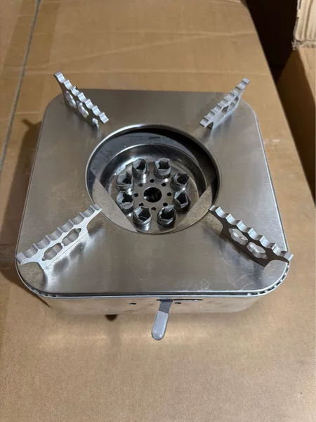Environmentally Friendly Oil Stove for Small Hot Pot, Plant Oil Stove, Commercial Dry Pot Stove Base with Handle, Windproof