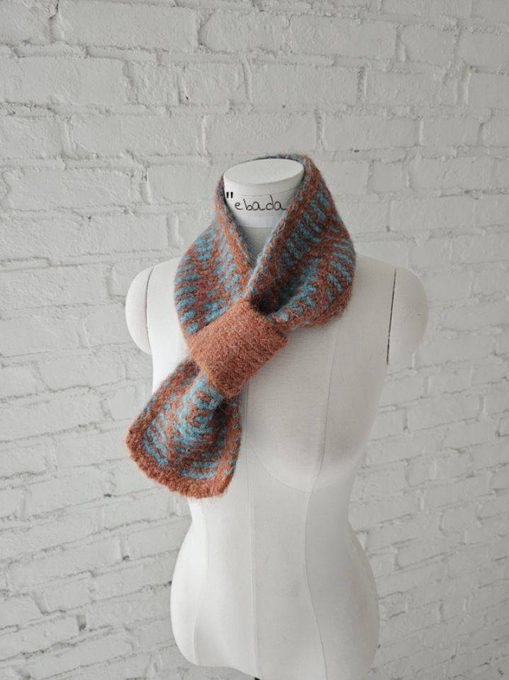 Cuello de Punto para Mujer Tejido de Punto Cálido para Invierno