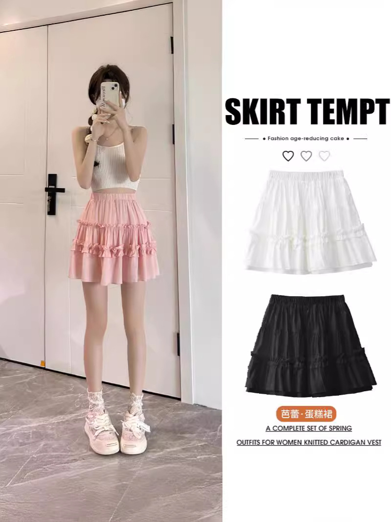 Fuchsia skirt