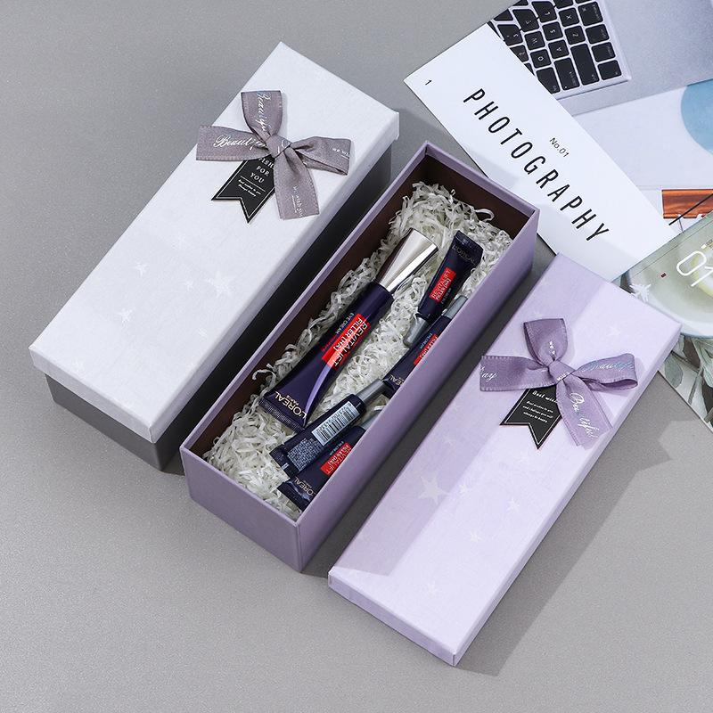 厂家批发天地盖水杯香水包装纸盒雨伞纸质收纳礼盒子蝴蝶结礼品盒