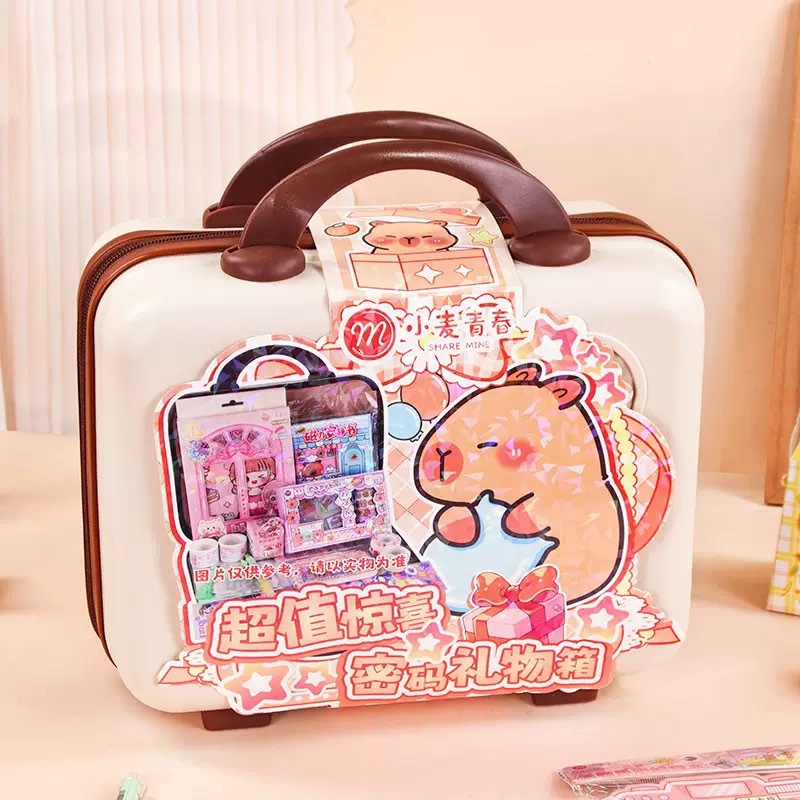 Kapibala Value Surprise Code Gift Box Little Bear Birthday Gift Educational Institution Amusement Park Cultural and Creative Gift