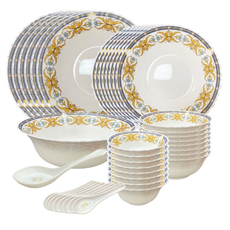 Corelle Brands Corning Ice Exquisite Mrs. Baudou Series Tableware Set of 40 Pieces