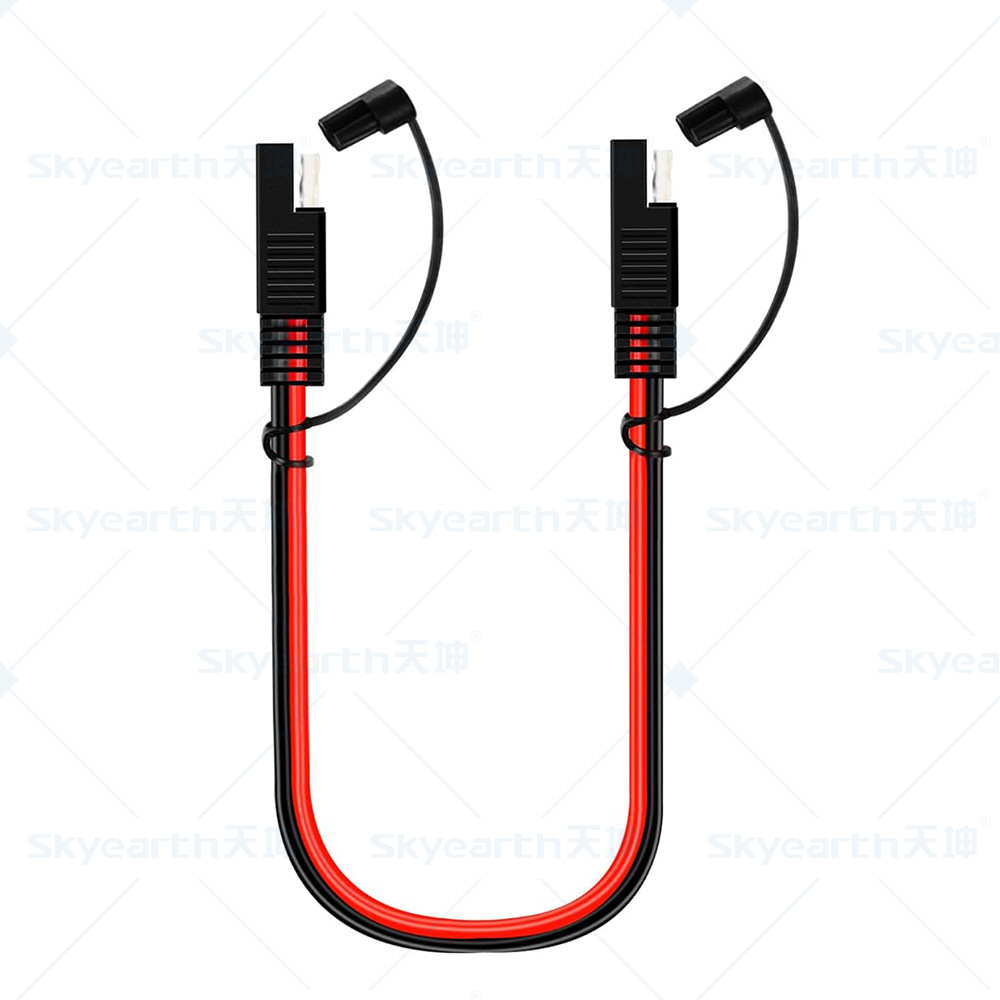 Suministro de cable SAE conector SAE solar a prueba de viento y lluvia enchufe SAE enchufe hembra extensión del cable solar