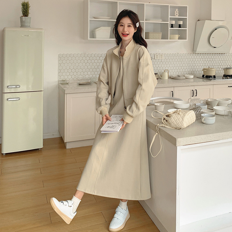 实拍时尚休闲减龄卫衣套装裙女秋季新款俏皮减龄洋气炸街两件套|undefined