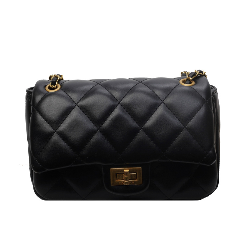 Bolsa de viento de alta calidad, dama 2024, nueva moda, bolso cuadrado de cadena de diamante, bolso de mochila de moda versátil.