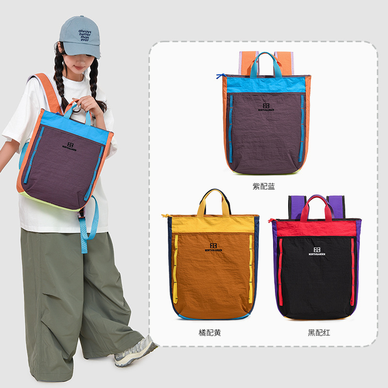 Mochila de color contraste al aire libre de montaña de marvel tinny nuevo otoño de gran capacidad de montaña bolsa de bicicleta