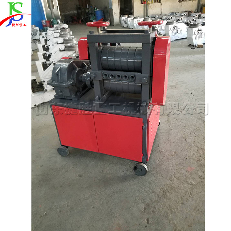 建筑工地钢筋料头拉直机 钢材加工调直设备 全自动钢丝矫直机
