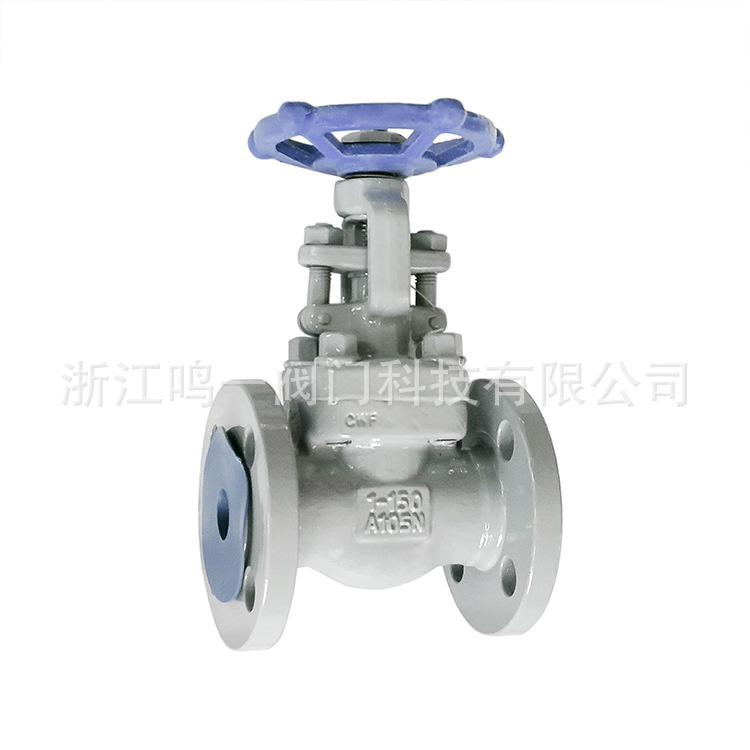 高清洁禁油脱油脱脂多晶硅氧气专用锻钢整体锻造法兰闸阀黑光灯检