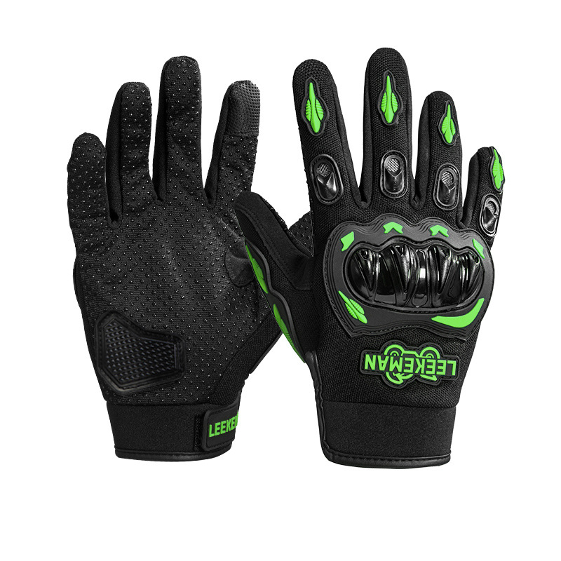 Guantes de ciclismo con pantalla táctil de dedo completo para hombres Deportes al aire libre Motocicleta todoterreno engrosada anticaída antideslizante y transpirable al por mayor