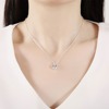 Pendant heart shaped, necklace, fashionable chain for key bag , simple and elegant design, suitable for import