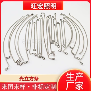 灯饰灯具配件酒店大堂工程水晶吊灯光立方不锈钢条加工生产