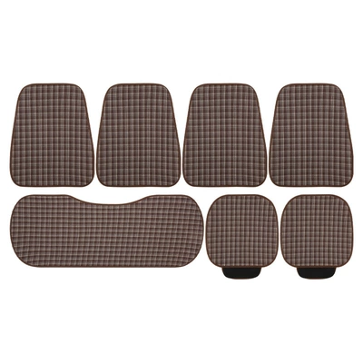 Retro Plaid Simple Breathable Four-Season | Seat cushion, seat cover
