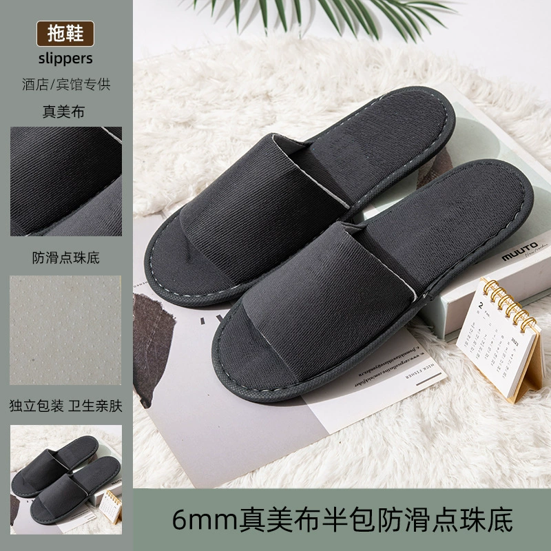 Дышащие летние нескользящие шлепанцы из нетканой ткани, оптом
