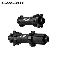 GOLDIX R370公路車花鼓 六釘直拉28孔棘輪36/60T BOOST自行車輪轂