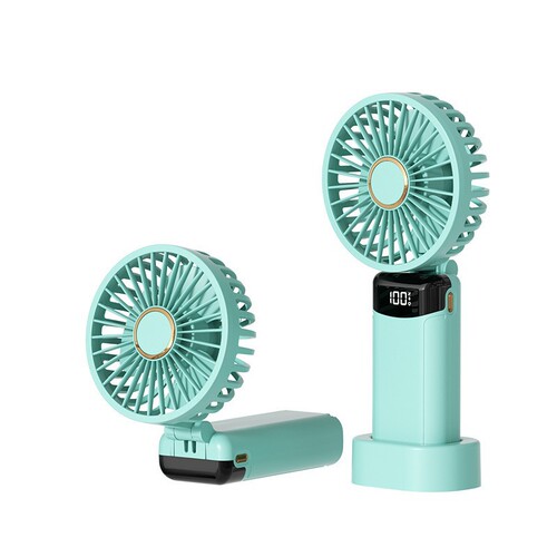 Electric Home USB Hand-crank Fan Hand-crank Mini Small Fan Portable Handheld Wall-mounted Charging Fan Wholesale