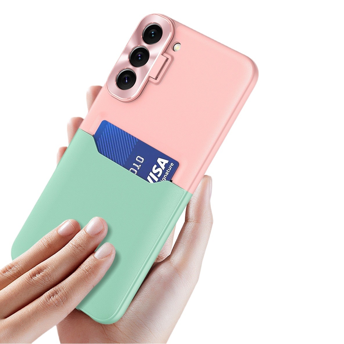 Funda para teléfono móvil Samsung Galaxy S25 Ultra Funda de cuero abatible S25plus Funda protectora de espejo de ventana de medio lado