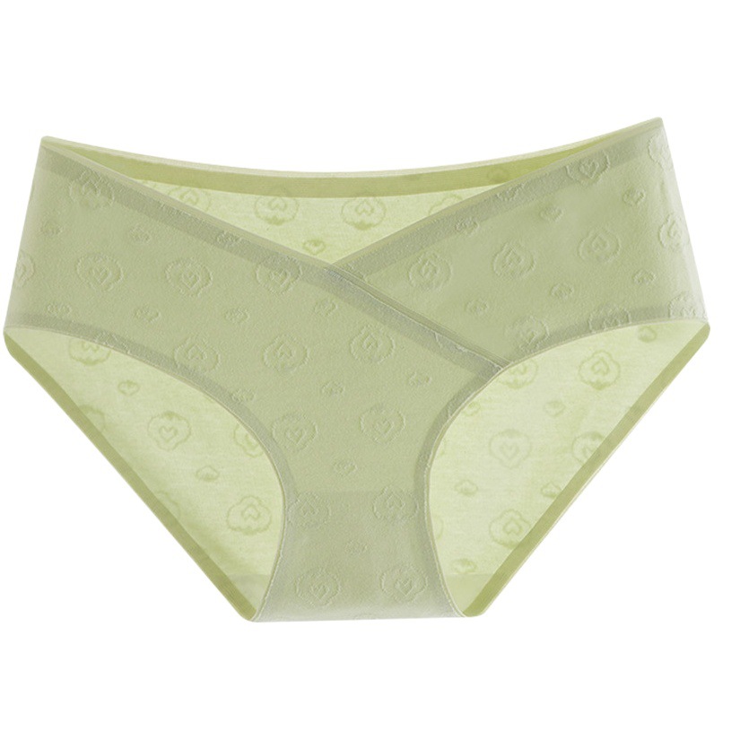 Ropa interior de las mujeres embarazadas verano fino algodón puro algodón antibacteriano embarazada temprano, medio y tarde cintura baja vientre soporte sin costuras más ropa interior de tamaño