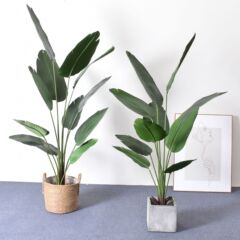Simulation Traveler Banana Plant Paradise Bird Green Plant Creative Home Decor Ornament Instagram Green Fake Flower Pot Plant