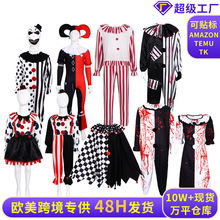 万圣节cos服饰断魂小丑2角色扮演小丑cosplay服装舞台表演服批发