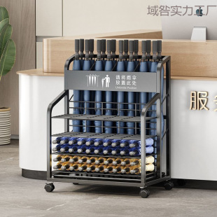 [Stable Structure] Commercial Umbrella Stand Hotel Lobby Large Capacity Home Door Classroom Umbrella Storage Rack Company
