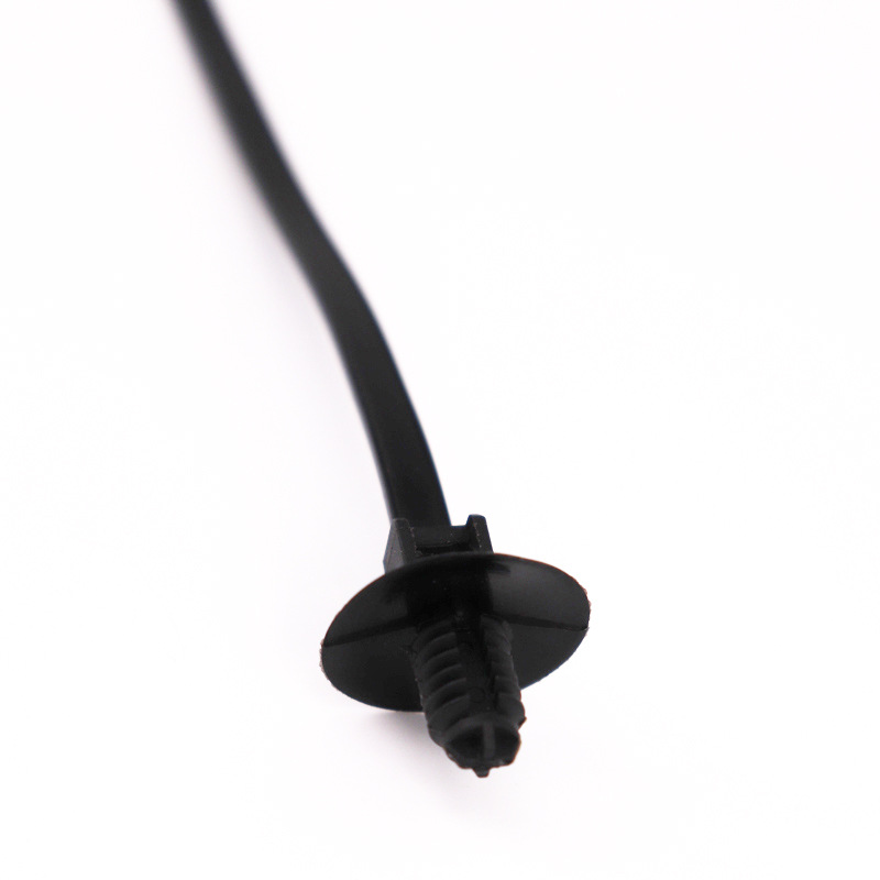 汽车扎带主机厂配套扎带杉树型螺纹头插销扎带4.7*160mm