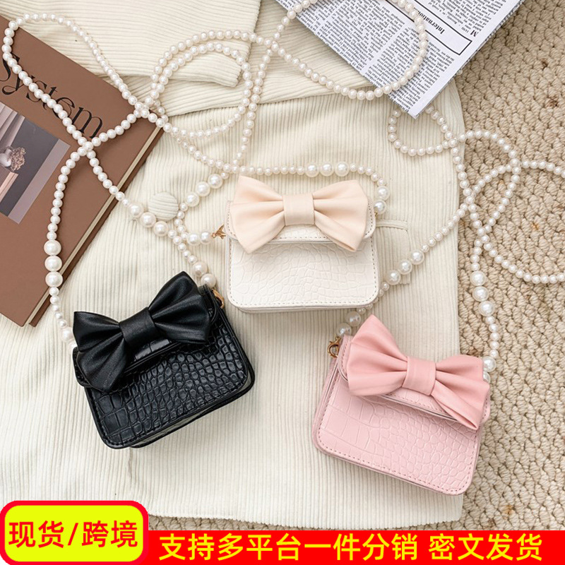 Bolso de moda para niñas 2025 nuevo al aire libre versátil bolso de hombro para niños princesa bolso cuadrado para niñas