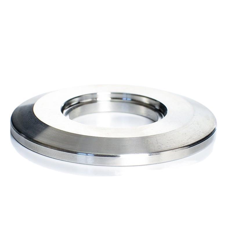 304不锈钢快开卡片卫生级管道插焊卡盘接头快装开孔盲板端头堵片