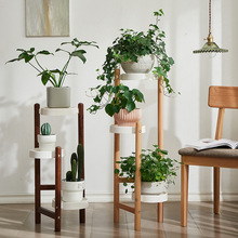 花架子花盆架室内客厅阳台实木落地式置物架多层省空间植物多肉架
