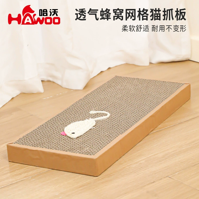 Оптовая продажа кошачий сизаль плоский мышиный приманка гофрированная бумага кошачий коготь кошачий поцарапать коврик дразня кошачий котенок игрушка