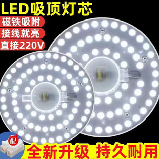 Ceiling wick retrofit replacement lamp plate lamp plate lamp plate circular lens module magnetic lamp light source