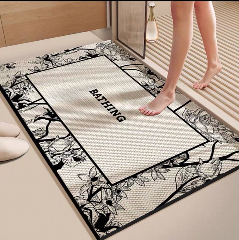 Toilet Floor Mat Bathroom Non-slip Absorbent Toilet Strong Door Toilet Diatom Mud Quick-drying Foot Mat Carpet Bathroom Toilet Floor Mat Bathroom Non-slip Absorbent Toilet Strong Door Toilet Diatom Mud Quick-drying Foot Mat Carpet Bathroom