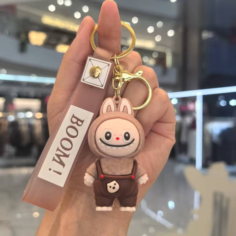 跨境拉布布可爱系列钥匙扣创意公仔坐姿汽车背包挂饰地摊礼品批发|undefined