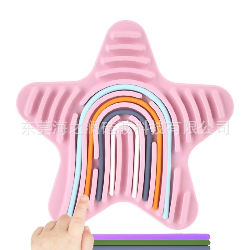 硅胶软管实心圆管FDA LFGB环保证书硅胶绳扭扭乐硅胶解压玩具