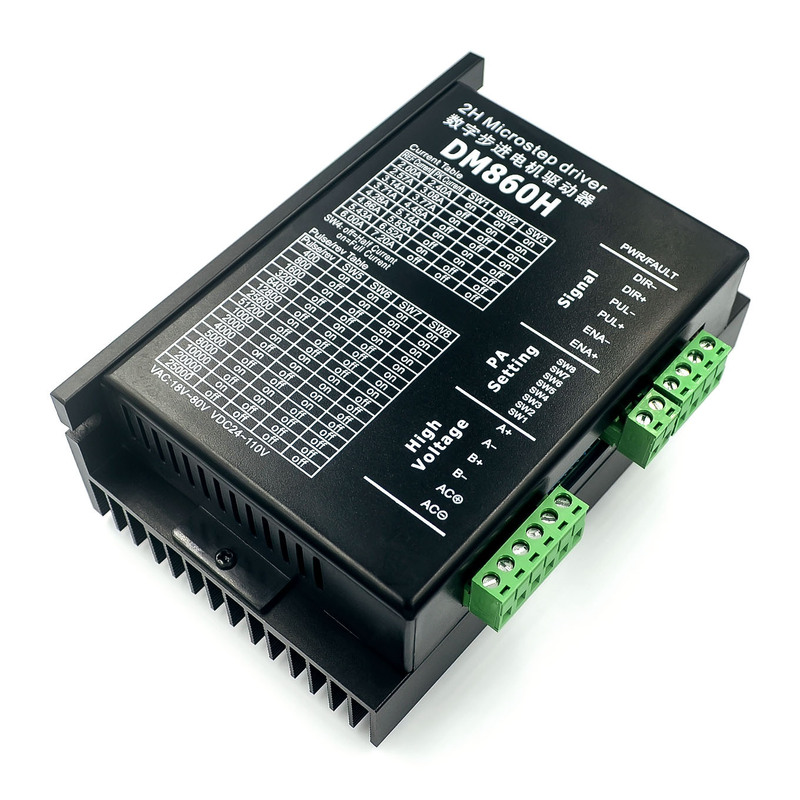 ステッピングモータドライバ86ステッピングモータdm542/556/860 dspデジタルdh860hドライブボード|undefined