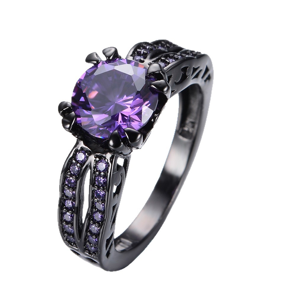 Oval Marquise And Pear Ring Set For Women Bezel Set Gold Plated_voghion.com