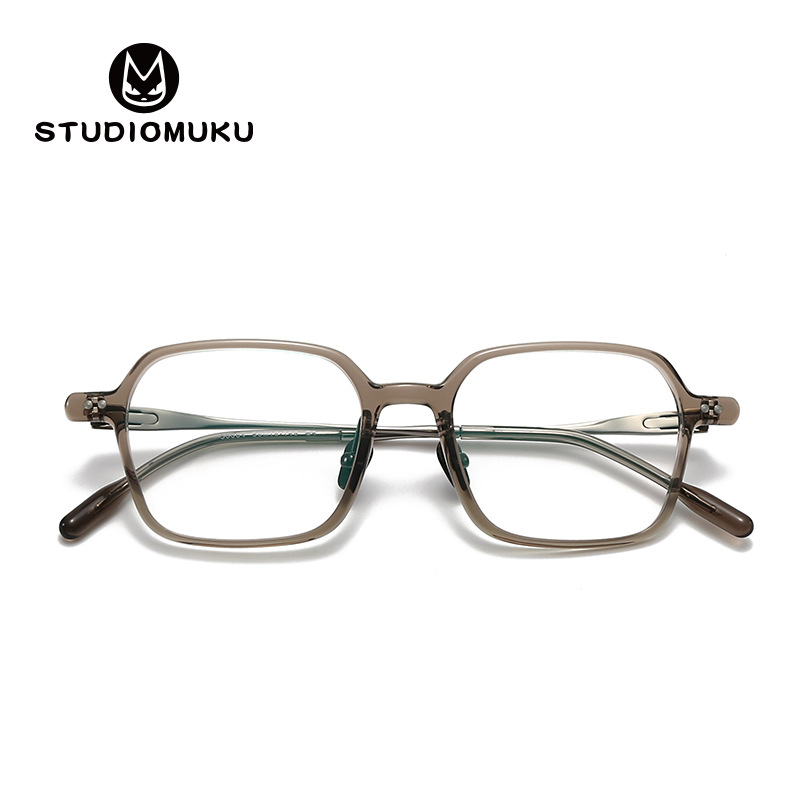 Gafas de madera STUDIOMUKU Un marco de gafas frío por fuera y caliente por dentro