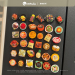 磁吸冰箱贴仿真食物水果蔬菜美食3d立体磁铁吸铁石树脂装饰磁性贴