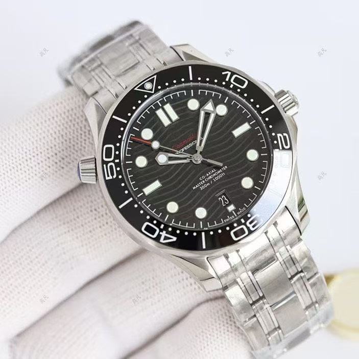 Manufacturer Cross-Border Haima 300 Men's Automatic Mechanical Watch with Steel Band and Luminous Features or Men's Sports Diving Watch Wholesale