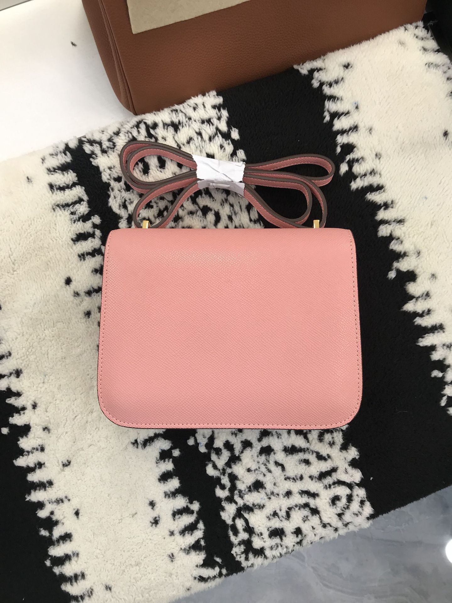 Lizard Embossed Cowhide Leather Bag 2025 New Trendy Genuine Leather H-Buckle Crossbody Small Square Bag For Women - Thumbnail 7