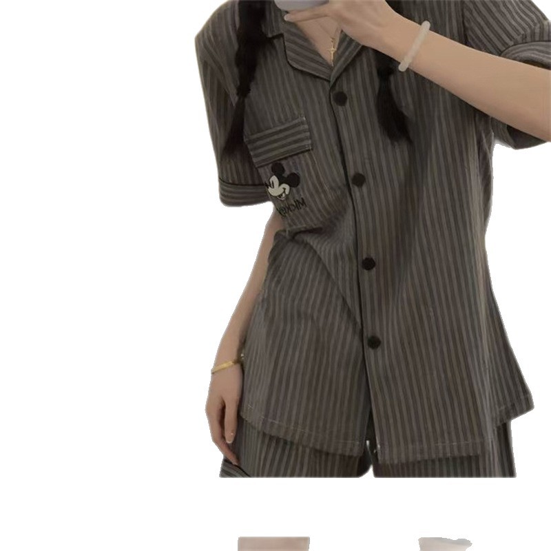 120G nubes pijama conjunto de mangas cortas pantalones cortos ropa para el hogar entidad mayorista sudeste asiático TK comercio exterior transfronterizo pareja