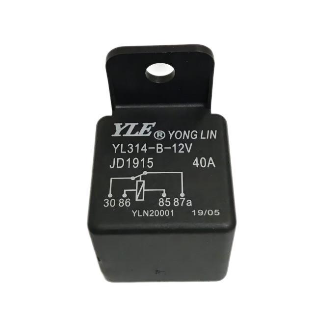 YLE继电器工厂直销12V40A4脚断油断电汽车继电器大量现货汽车专用
