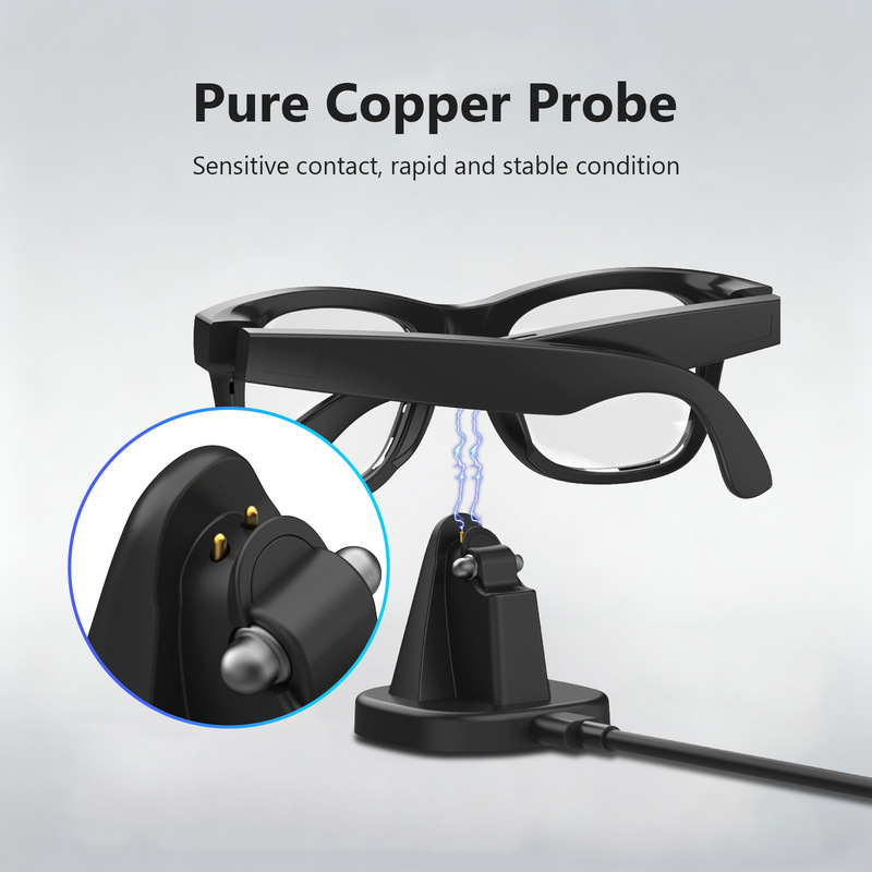 适用于雷朋Rayban Meta智能AI眼镜底座 快充迷你防滑便携充电底座|undefined