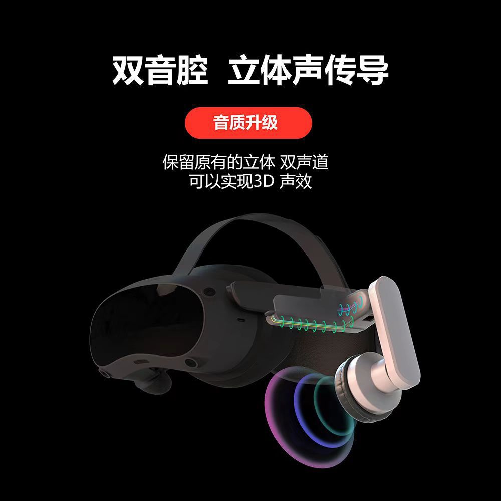 Aplicable a Pico 4 todo en uno de audio orejeras P2 auriculares pico 4 anti-interferencia canal VR auriculares accesorios