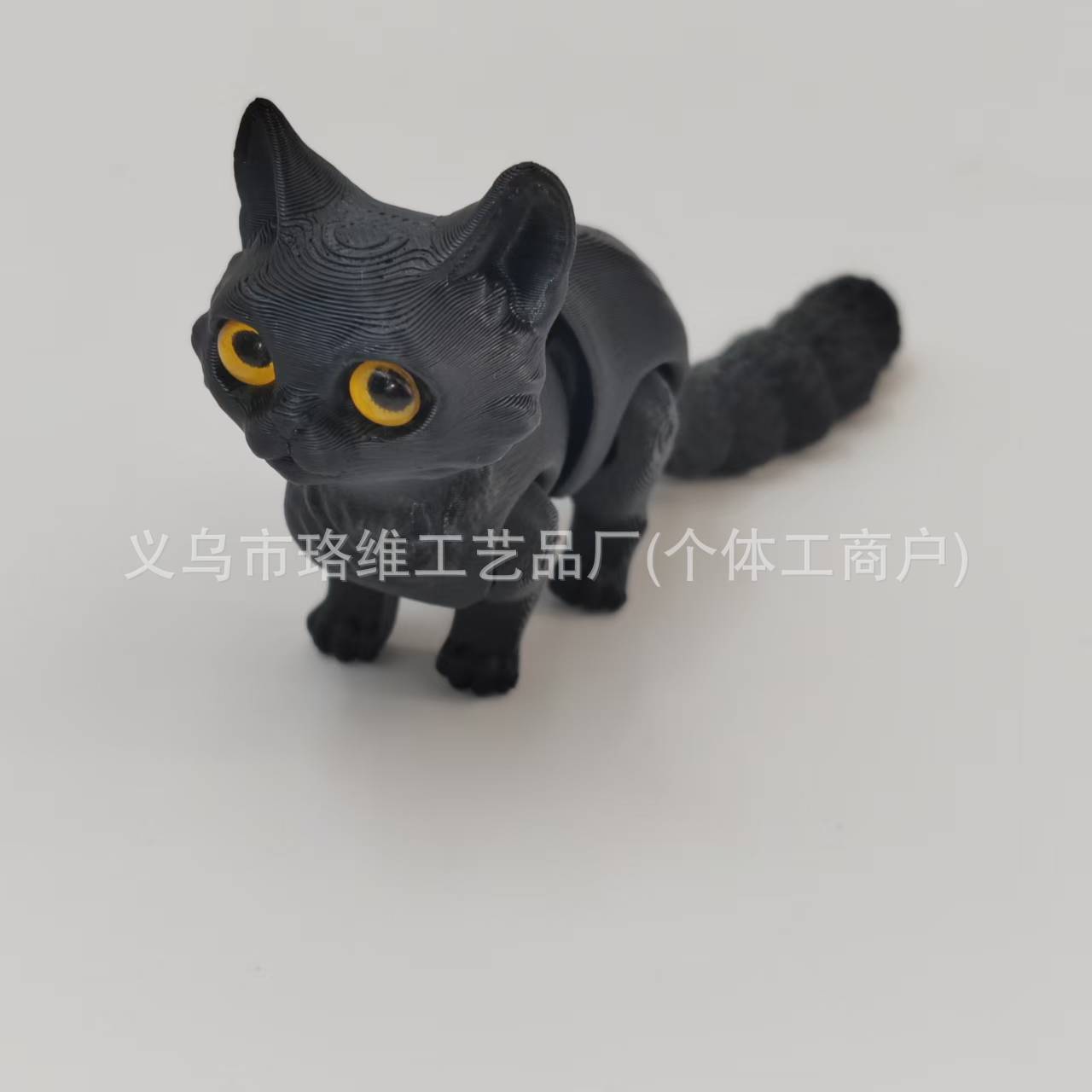 귀여운 고양이 (실크 블랙)