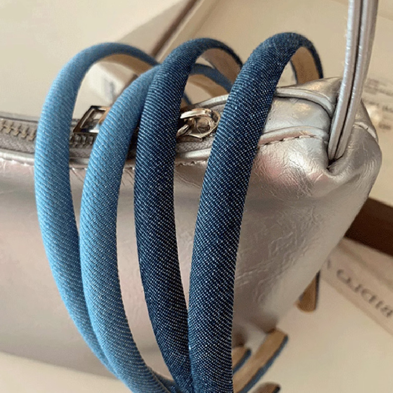 Mode schlanke Denim Vintage Haarbänder Stirnbänder für Frauen Mädchen Lünette für Party Geschenk Haarbänder Zubehör – Detail 7